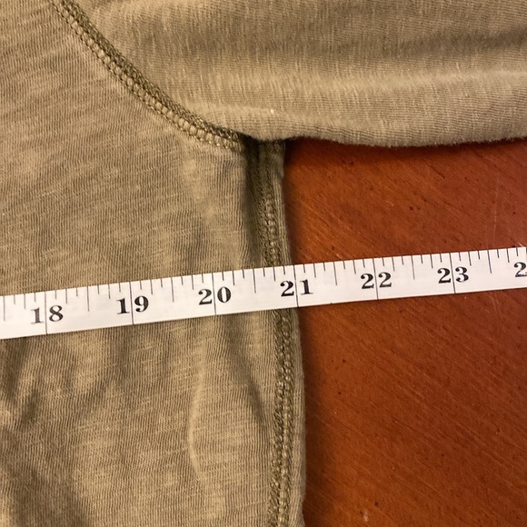 J. Crew Men’s LARGE Cotton Henley T Long Sleeve Green - Picture 6 of 9